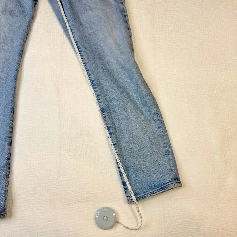 AGOLDE Toni Mid-Rise Skinny Jeans Light Wash Women’s 28 Sustainable Luxury Clean - Picture 6 of 15